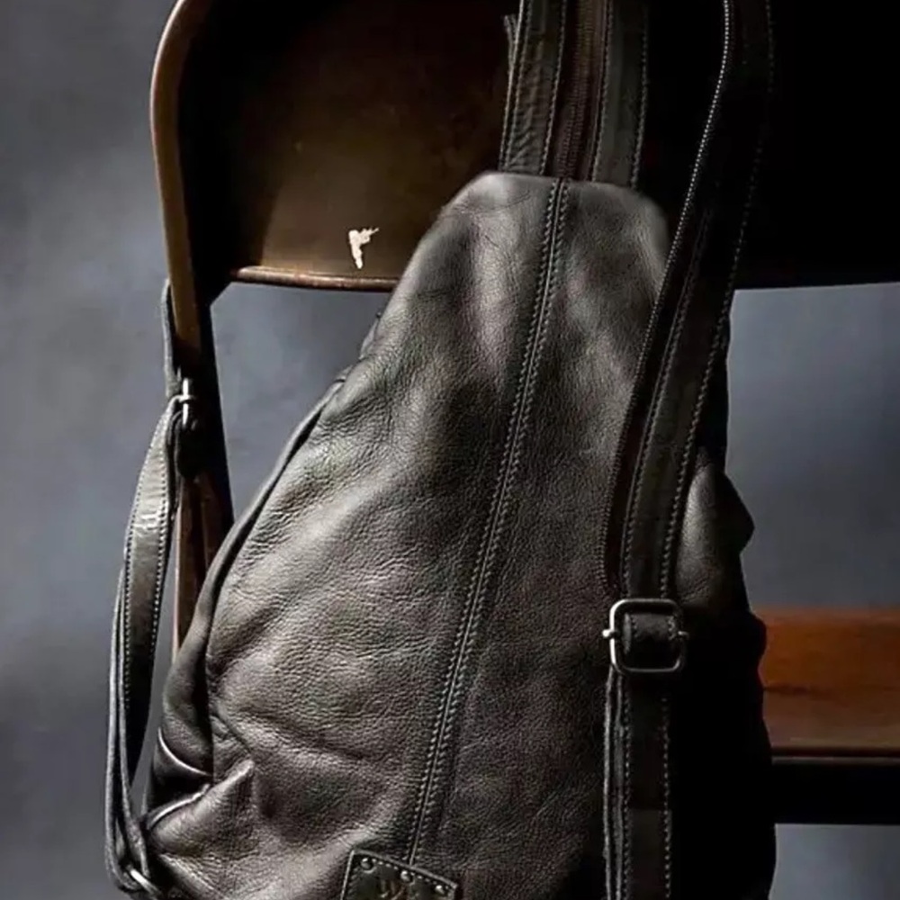 Free People We The Free Sparrow Convertible Sling Bag Shadow Carbon Gray - Picture 4 of 11